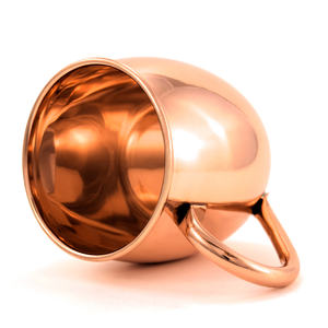 Taza de Cobre Certificada con Logotipo Personalizado, Estilo Moscow Mule, para Vino, 400 ml, a Prueba de Fugas, Reutilizable, Ecológica, para Fiestas - Product Image 3
