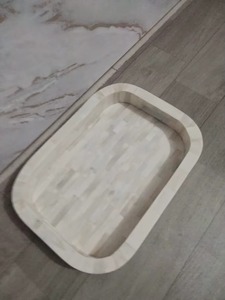Bandeja de Servir Multifuncional Marroquí Hecha a Mano con Incrustaciones de Hueso, Estilo Moderno Rústico, Geométrica y Floral - Product Image 4
