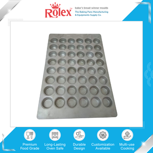 Bandeja antiadherente para muffins y cupcakes, lavable y apta para horno, 25 g, 48 en 1, 600 x 400 mm, la más vendida, a la venta al por mayor - Product Image 2