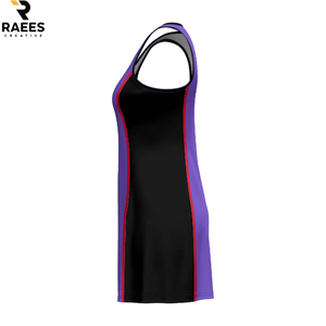 Uniforme de Netball Unisex para Hombre y Mujer, 100% Poliéster, Transpirable, de Secado Rápido, Alta Calidad, Servicio OEM, Colores y Logotipos Personalizados - Product Image 3