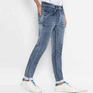 Direct Factory Popular Design Good Quality Men's Denim <b>Jeans</b> 100% Cotton Breathable OEM Service Low Price Trendy Casual - Product Image 6