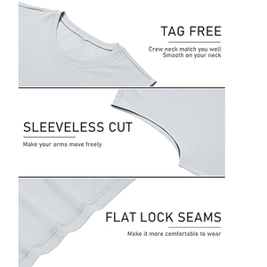 Wholesale Summer Sleeveless 100% Cotton T-Shirt Tops for Men O-<b>Neck</b> Gym Sporty Tank Top Design Breathable Knitted Button Custom - Product Image 6