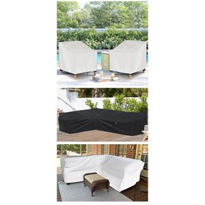 Copertura per Mobili da Esterno in Tessuto Oxford Impermeabile Antipolvere Resistente al Sole per Tavolo da Giardino e Patio - Product Image 1