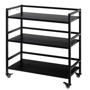 Durable 2 Tier Black Metal Shoe Rack Organizer with Minimalist Design for Sneakers Loafers and Dress Shoes - Product Image 5