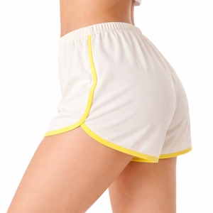 Shorts de course vintage respirants pour femmes, taille élastique, 100 % coton, couleur personnalisée, haute qualité - Product Image 3
