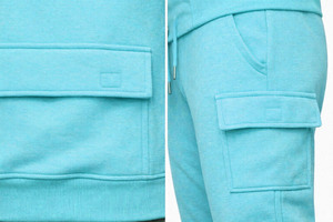Chándal de Invierno para Hombre, Estilo Lujoso, Talla Grande, con Capucha y Cordón Ajustable, de Algodón Transpirable y Forro Polar Ligero - Product Image 3