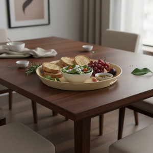 Plateau en bambou tressé personnalisable – Fournisseur en gros – Plateau décoratif en bambou durable et écologique pour cuisine, salle à manger et salon - Product Image 4