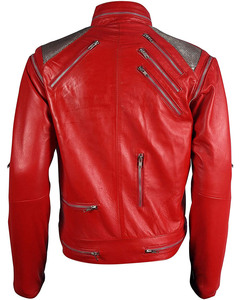 High Quality New Men's Red PU Leather Moto <b>Jacket</b> Stand Collar Zipper Closure Windproof <b>Slim</b> <b>Fit</b> Autumn Motorcycle Style <b>Jacket</b> - Product Image 2
