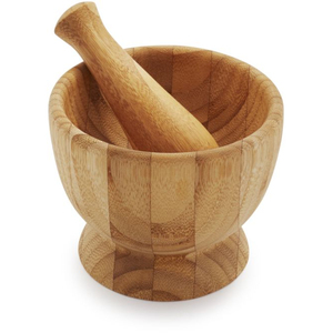 Eco-Friendly Wooden Spice <b>Grinder</b> & <b>Herb</b> Crusher Creative Acacia Wood Mortar and Pestle Set Garlic Smasher for Kitchen Decor - Product Image 6
