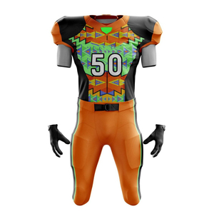 Uniformes de Fútbol Americano con Serigrafía, Diseño Personalizado, Conjunto Deportivo para Entrenamiento y Competición - Product Image 2