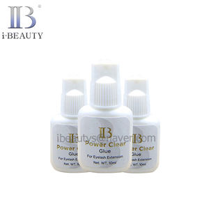 Adhesivo para Extensiones de Pestañas I-Beauty - ib Power Clear Glue 10ml, Adhesivo para Pestañas de Corea del Sur, Pegamento de Alta Calidad - Product Image 1
