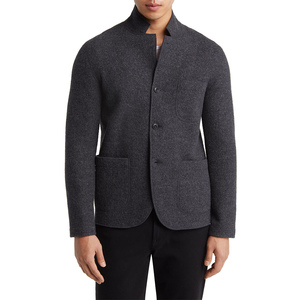 Veste de Costume Formelle Homme Slim Fit en Laine, Style Américain, Un Bouton, Simple Boutonnage, Grande Taille, Hiver - Product Image 2