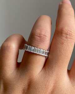 5925 Wedding Silver <b>Ring</b> Moissanite Diamond Women 925 Sterling Silver Finger <b>Custom</b> <b>Rings</b> - Product Image 6