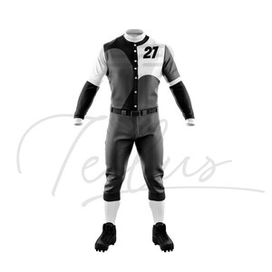 Conjuntos de Dos Piezas de Pantalones Cortos de Béisbol Sublimados de Alta Calidad al por Mayor, Último Diseño, Uniforme Transpirable 100% Poliéster - Product Image 2
