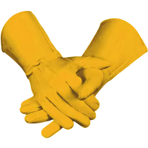 Gants de sécurité en cuir de mouton pleine fleur résistants à l'abrasion et durables, anti-coupure, sans latex, pour soudage TIG, protection contre la chaleur, les étincelles et les feux, 7 oz, anti-choc - Product Image 2