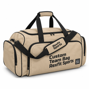 Sac de sport de voyage multi-poches avec impression personnalisée pour équipe, sangle réglable, poignées robustes et compartiment séparé pour chaussures - Product Image 1