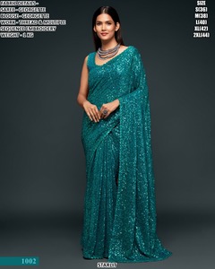 ผ้าซารีแบบดั้งเดิม Royal Varnika สำหรับผู้หญิง - ชุดสำหรับงานปาร์ตี้ ไม่ยับง่ายและซึมซับความชื้นได้ดี - Product Image 5