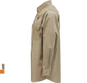 Welding Shirt <b>Men</b> Long Sleeve Workwear Flame Retardant Welding Work Shirt with Waterproof Functions Fire Resistant Welding FR - Product Image 3