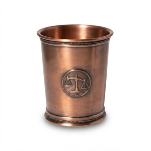 Gold Plated Metal Mug Vintage Design Solid Color Gift Drinkware Julep Cup Handmade Barware Barware Cocktail Glasses - Product Image 6