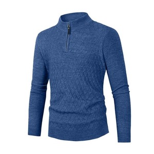 Sweat-shirt à demi-zip oversize en molleton 100 % coton pour homme, style streetwear personnalisé, idéal pour l'hiver - Product Image 5
