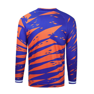 Camiseta de Motocross para Hombre al por Mayor, Manga Larga, Estampado por Sublimación, para Enduro y Carreras Todoterreno, Verde Neón y Negro MT - Product Image 3