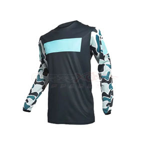 Jersey de Motocross de Manga Larga con Estampado Personalizado Más Vendido para Hombre en Diferentes Colores, Calidad Superior con Servicio OEM en Venta - Product Image 3