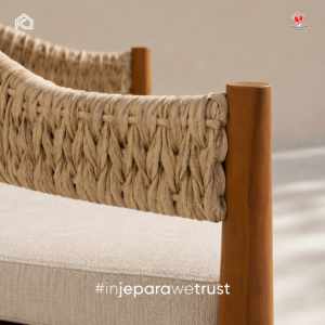 Wholesale Durable Comfortable Outdoor Teak Wood Woven Rope Garden <b>Armchair</b> Luxury Patio <b>Dining</b> Chair Weather Resistant - Product Image 2