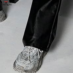 PU Leather Motorcycle <b>Trousers</b> for Men-Casual Style Waterproof & Breathable Autumn Season - Product Image 5