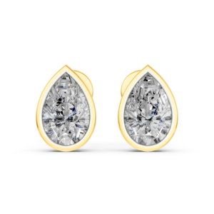 Pendientes de Oro Sólido de 10K, 14K, 9K y 18K con Gemas de Laboratorio de 10 Quilates, Certificados por IGI, RJC, ODM, OEM, Fabricante de Joyería Fina Ética EA502326 - Product Image 1