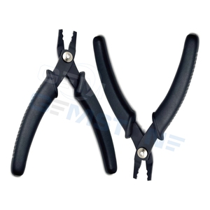 Pince à micro-anneaux professionnelle pour extensions de cheveux, 5,5 pouces, noire, outil pour extensions de cheveux, micro-perles, nano-anneaux, pince à sertir - Product Image 6