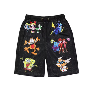 Customized Summer Hot Casual Mesh <b>Shorts</b> High Quality Screen Printing 100% Cotton Breathable Quick Dry Length <b>Shorts</b> 220 GSM - Product Image 1