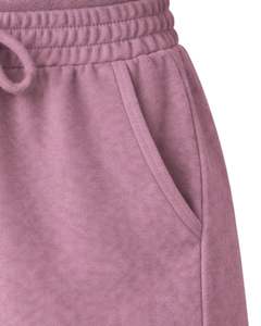 Conjunto de dos piezas para mujer: top corto acanalado y shorts con cordón, blanco puro con bordado floral, estilo casual, personalizable. - Product Image 6