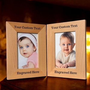 Assured Quality Wooden Photo <b>Frame</b> Rectangular Vertical Engraved Handmade Tabletop Classic - Product Image 3