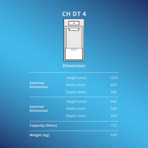 Caja Fuerte de Cajón Challenger 4 Hotel Control Safe, Tamaño Grande, Caja de Depósito Segura para Operaciones de Efectivo sin Supervisión - Product Image 3