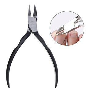 Cortauñas de Acero Inoxidable Negro de Diseño Superior 2026, Personalizado para Arte de Uñas, Eliminador de Cutículas y Piel Muerta, Cortador de Bordes - Product Image 1