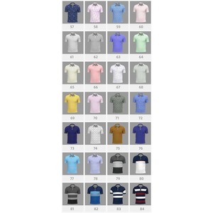 เสื้อโปโลผู้ชาย แขนสั้น กระดุมครึ่งตัว ทรงเข้ารูป ผ้าถัก สีพื้น สำหรับฤดูร้อน  พร้อมปักโลโก้ตามสั่ง เหมาะสำหรับเล่นกอล์ฟ - Product Image 5