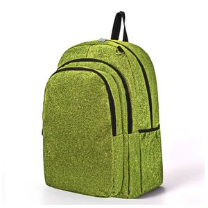 Mochila de nailon dorado con acolchado de malla negra y correas ajustables. Mochila con logotipo bordado personalizado. Mochila con forro de nailon duradero. - Product Image 4