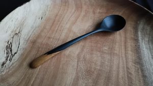 Hand Polished Acacia Eco-Friendly Soup Spoons Long Handle Matte Finish Luxury Design Durable Kitchen <b>Utensil</b> <b>Set</b> - Product Image 3