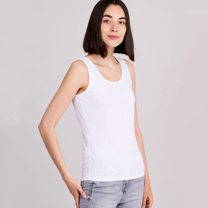 Camiseta Deportiva para Mujer, Ecológica, de Secado Rápido, Poliéster/Algodón, Nueva Llegada, Superventas, con Servicio OEM de Calidad a Bajo Precio - Product Image 3
