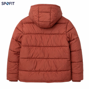 Chaqueta Safari de Color Sólido para Hombre, Talla Grande, Cierre de Cremallera Impermeable, Exterior de Cuero Genuino, Forro de Algodón, Informal, Invierno - Product Image 2