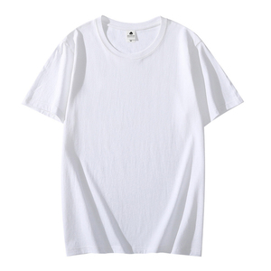 T-shirt en coton extensible de haute qualité pour femmes, col rond, manches courtes, respirant - Product Image 2
