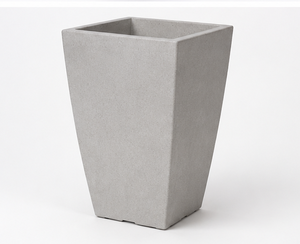 Pot de fleurs moderne de haute qualité sablée, durable, écologique, auto-arrosant, carré, pour la maison, le jardin, le centre commercial - Product Image 3