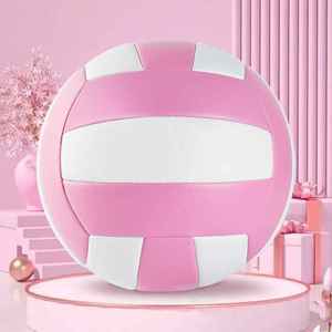 Balón de Voleibol de Alta Calidad, Material PU Puro, Tamaño Oficial 5, Color Rosa, para Adultos, Playa, Reciclado, Entrenamiento - Product Image 5