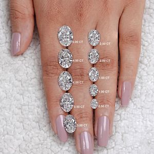 Diamante cultivado en laboratorio de corte ovalado de 0.50-15.00 quilates, certificado por IGI, ecológico, suelto, para diseños de joyería personalizada. - Product Image 2