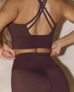 Leggings Deportivos de Cintura Alta para Mujer, Súper Suaves, 100% Nailon, Elásticos, Control de Abdomen, para Correr, Entrenamiento, Fitness, Yoga - Product Image 3