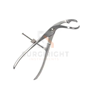 Pinces à os à mâchoires étroites de haute qualité certifiées CE Classe I pour la reconstruction orthopédique des fractures et la chirurgie traumatique - Product Image 1