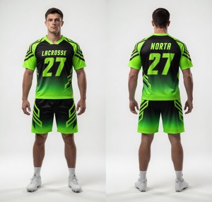 Uniformes de Lacrosse Sublimados en su Totalidad, Listos para Torneos, de Poliéster DriFit, con Tacto Ultra Suave y Colores de Alta Visibilidad - Product Image 6