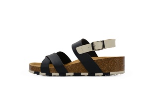 Sandalias de plataforma para mujer Zapatos de último diseño para niñas Calzado con diseños de moda Hebilla Correa cruzada Sandalias de cuña de viaje Ni01 - Product Image 3