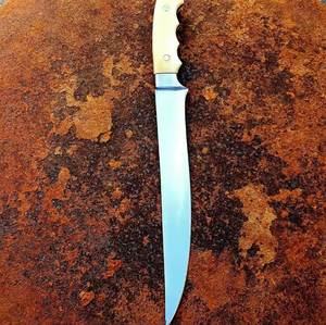 Couteau à désosser artisanal écologique, finition polie, compatible lave-vaisselle, lame en acier carbone, manche en os, pour restaurant et viande - Product Image 3