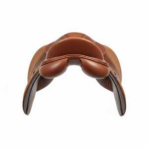 Silla de montar inglesa para doma clásica de Real International Saddlery, de cuero vacuno suave, equipo de equitación para carreras. - Product Image 2